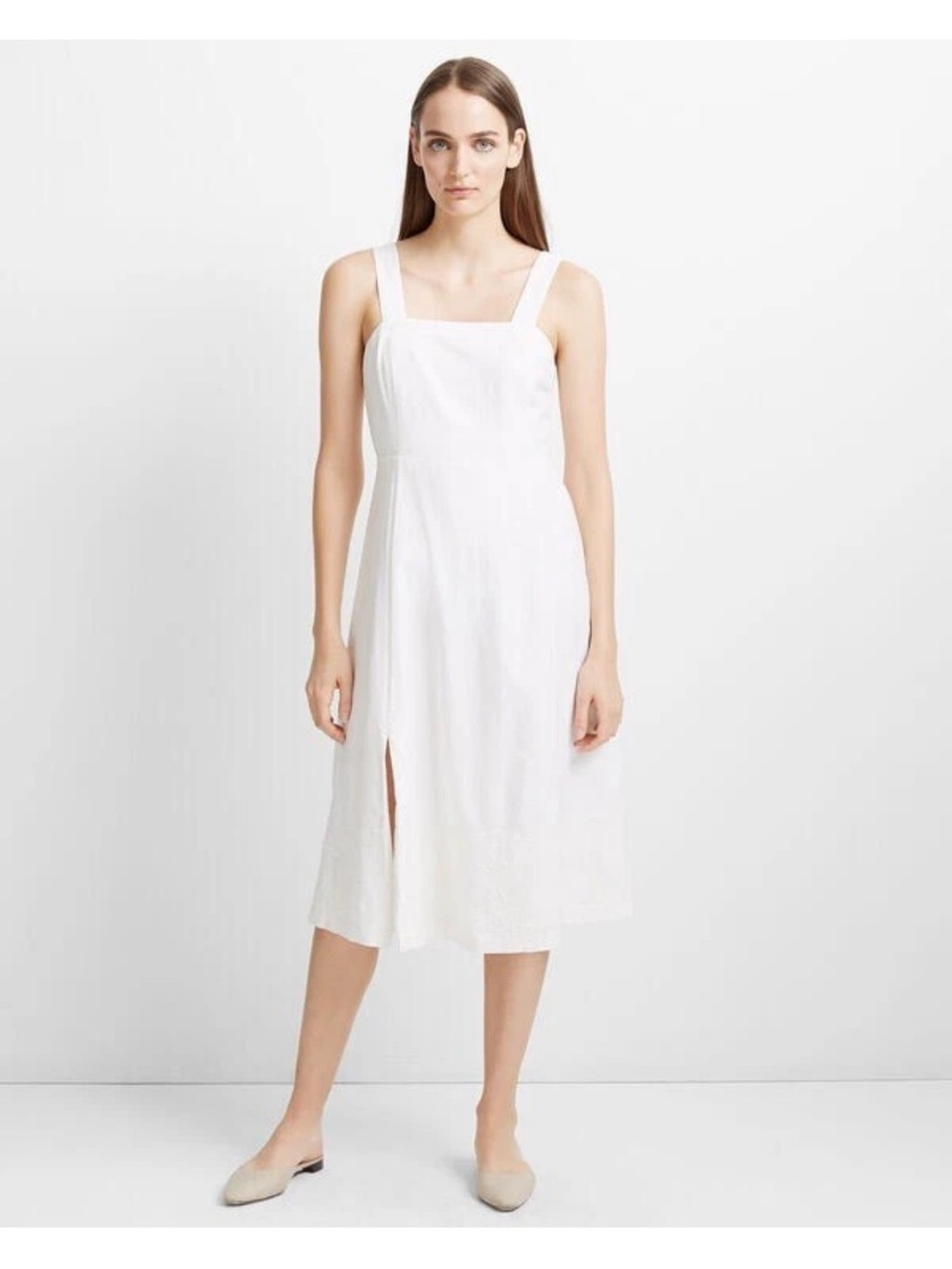 Club Monaco Jaylinn white linen dress size 4